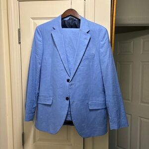 Nautica Light Blue Two-Button Blazer